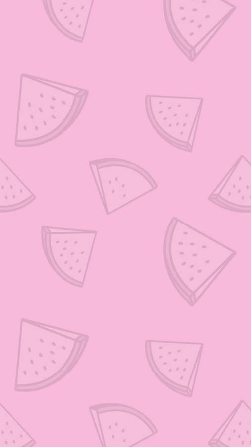 Pink Watermelons Cute Iphone Lock Screen Wallpaper