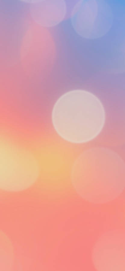 Pinkish Bokeh Home Screen Wallpaper