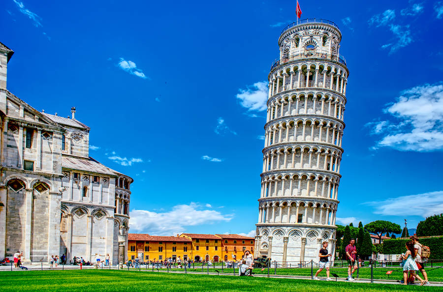 Pisa Campo Dei Miracoli Daytime Wallpaper