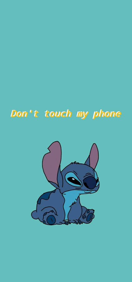 Pissed Stitch Phone Wallpaper