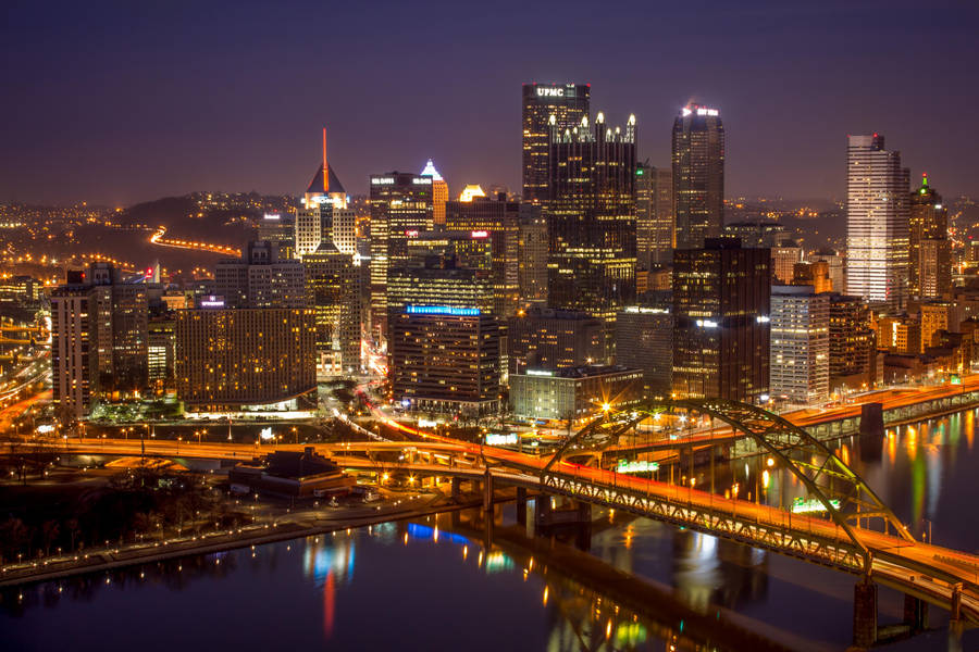 Pittsburgh Bright Lights Wallpaper