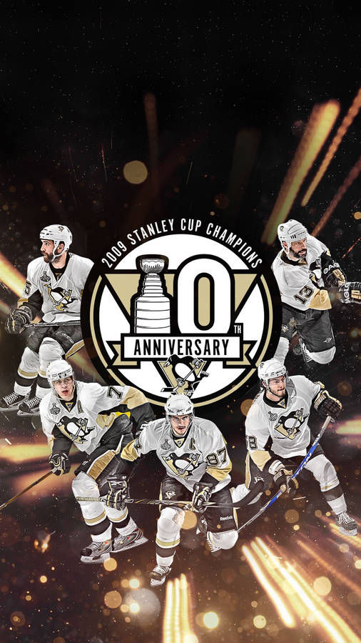 Pittsburgh Penguins 10th Anniversary Wallpaper