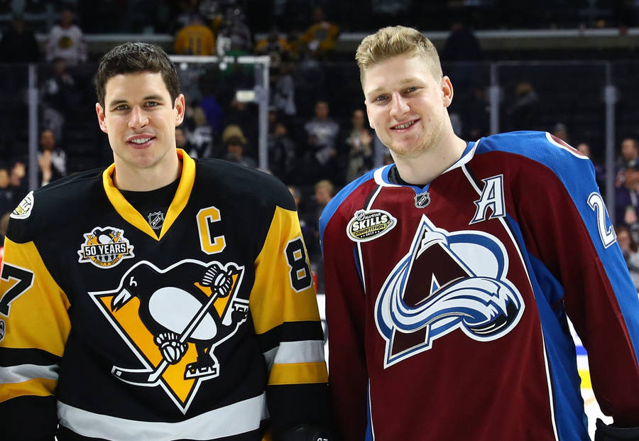 Pittsburgh Penguins Sidney Crosby Nathan Mckinnon Wallpaper