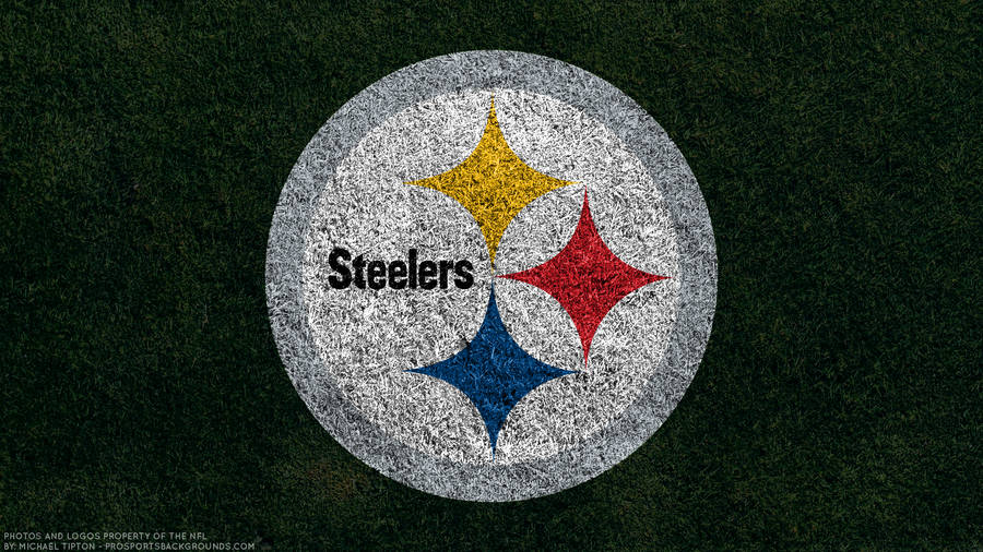 Pittsburgh Steelers Green Grass Logo Wallpaper