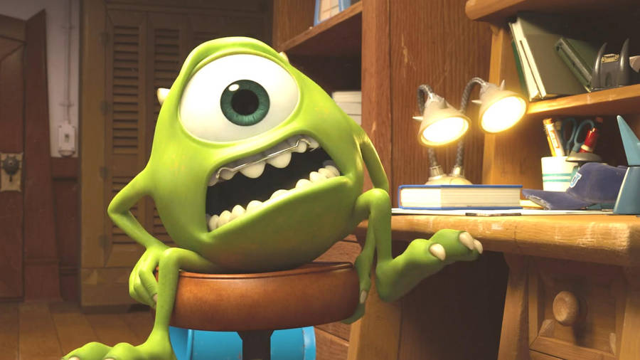 Pixar Character Mike Wazowski Wallpaper