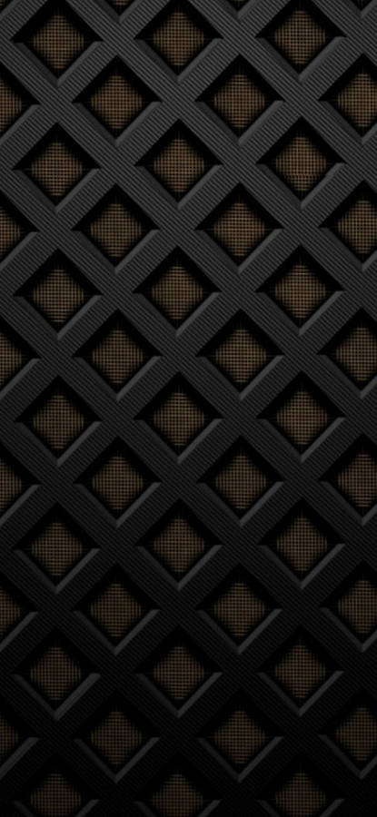 Pixel 5 Black And Gold Pattern Wallpaper