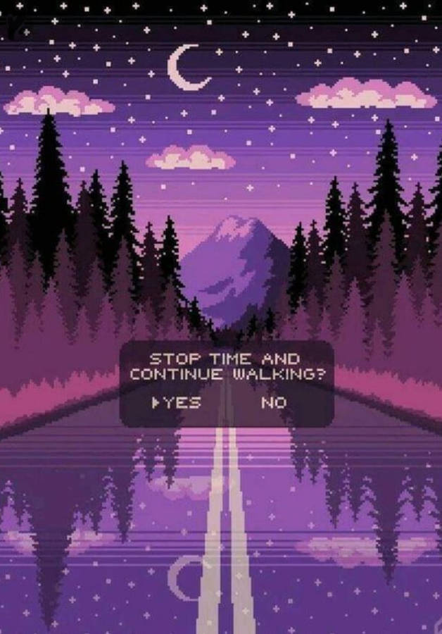 Pixel Art Pastel Purple Tumblr Wallpaper