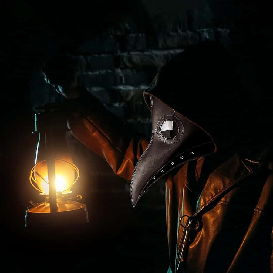 Plague Doctorinthe Dark Wallpaper