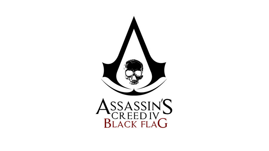 Plain Assassin's Creed Black Flag Logo Wallpaper