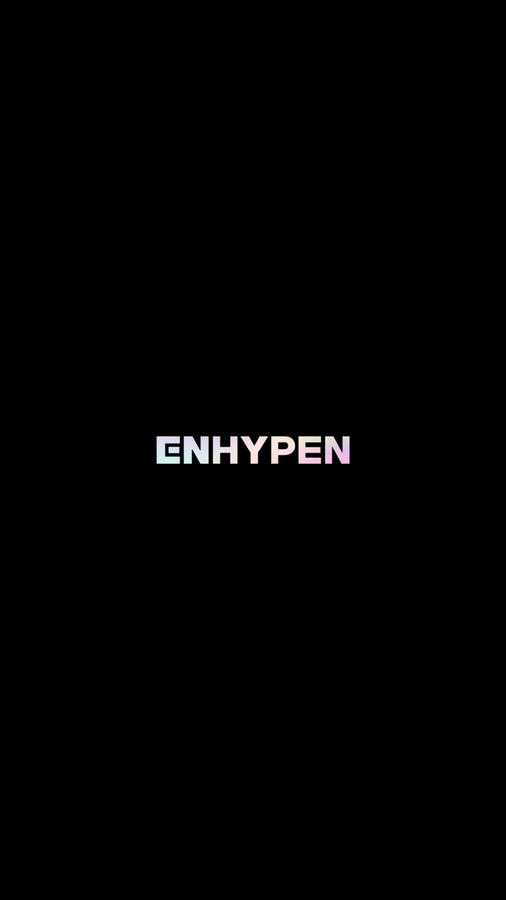 Plain Black Enhypen Aesthetic Wallpaper