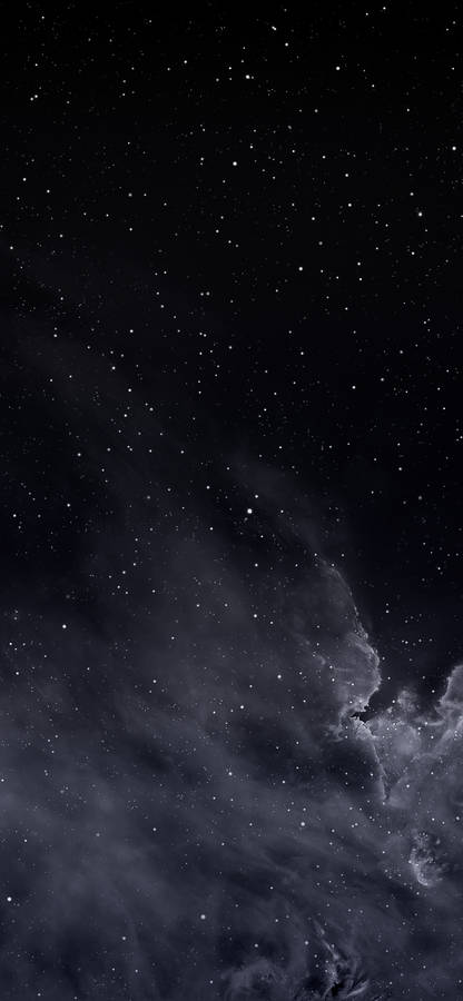 Plain Black Iphone Galaxy Wallpaper