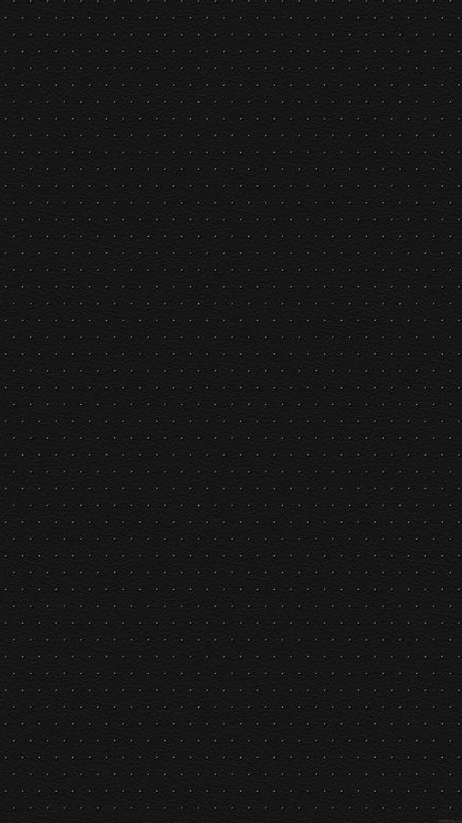 Plain Black Iphone With Dots Wallpaper