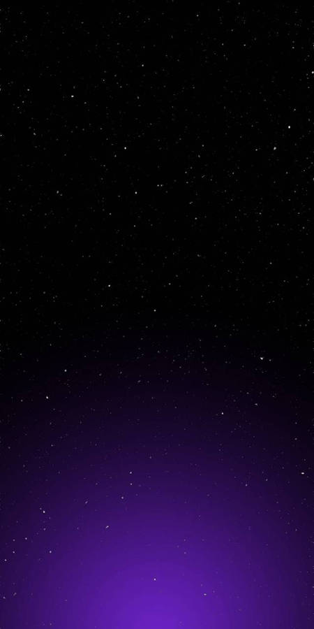 Plain Black Purple Starry Iphone Wallpaper