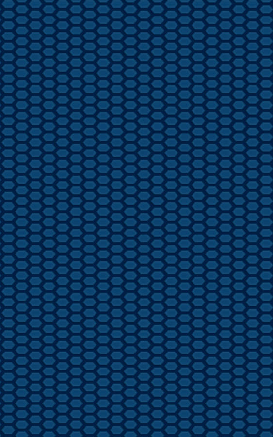 Plain Blue Honeycomb Design Wallpaper