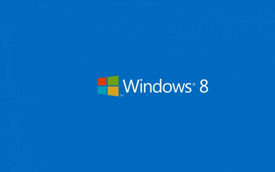 Plain Blue Windows 8 Wallpaper