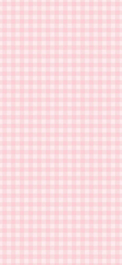 Plain Pink Gingham Wallpaper