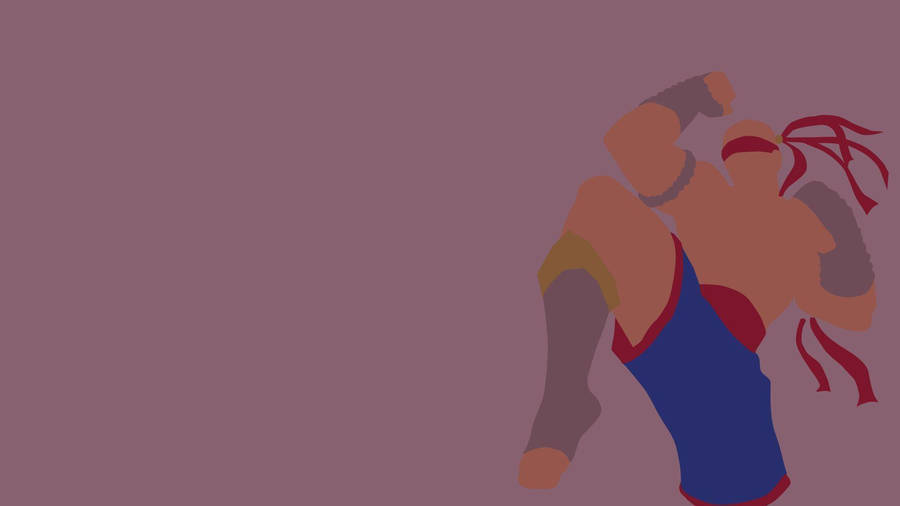 Plain Vector Purple Muay Thai Wallpaper