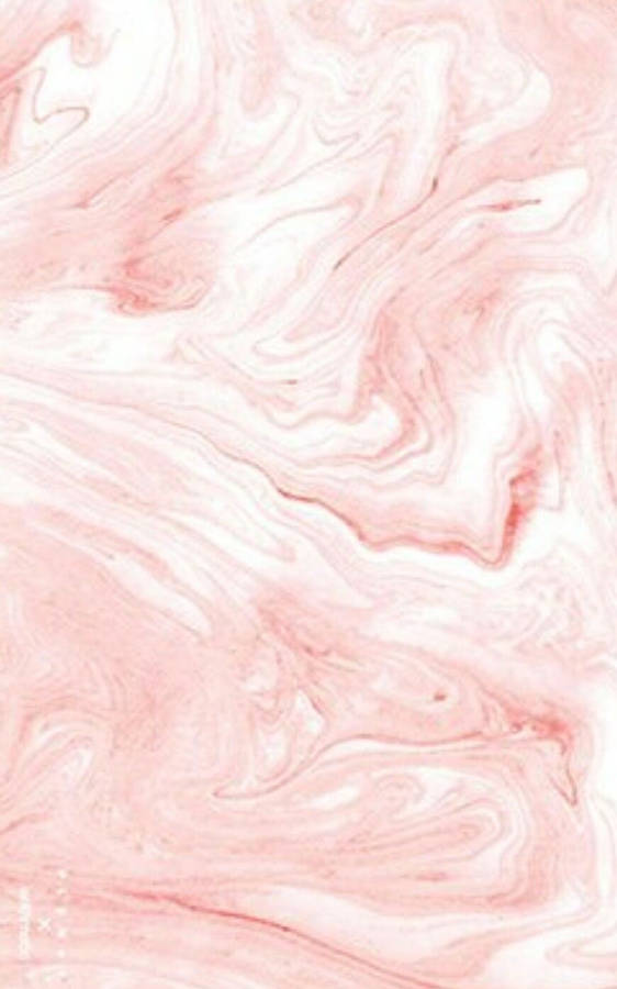 Plain White Pink Marble Wallpaper