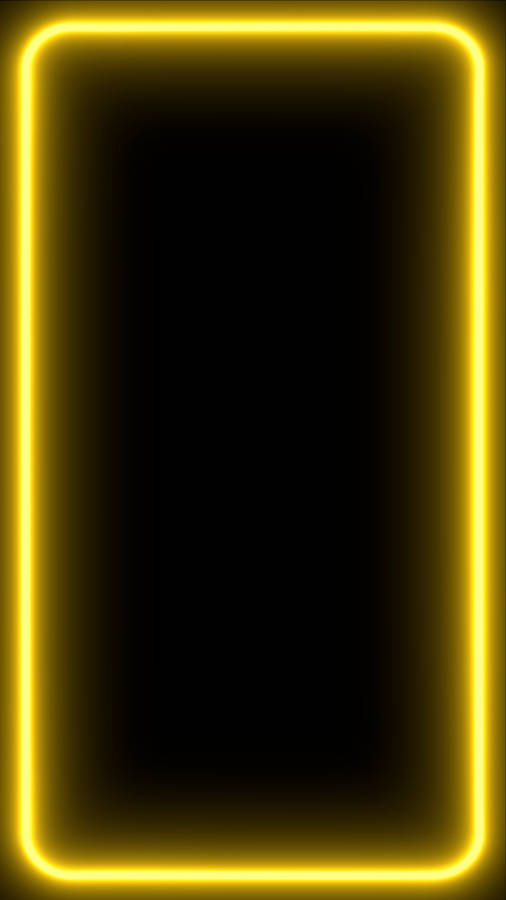 Plain Yellow Neon Aesthetic Iphone Wallpaper