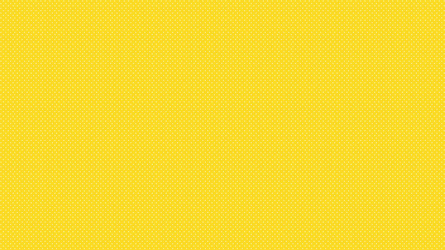 Plain Yellow With White Dots Wallpaper