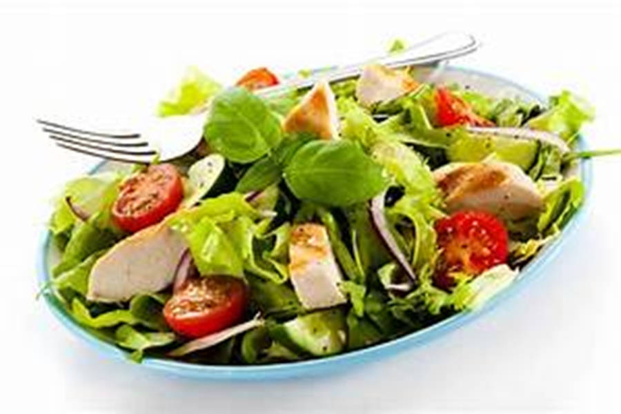 Platter Of Arugula Salad Wallpaper