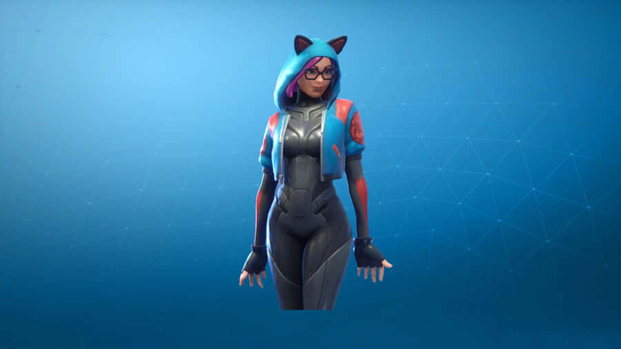 Play Lynx, The Sassy And Smart Fortnite Character Wallpaper