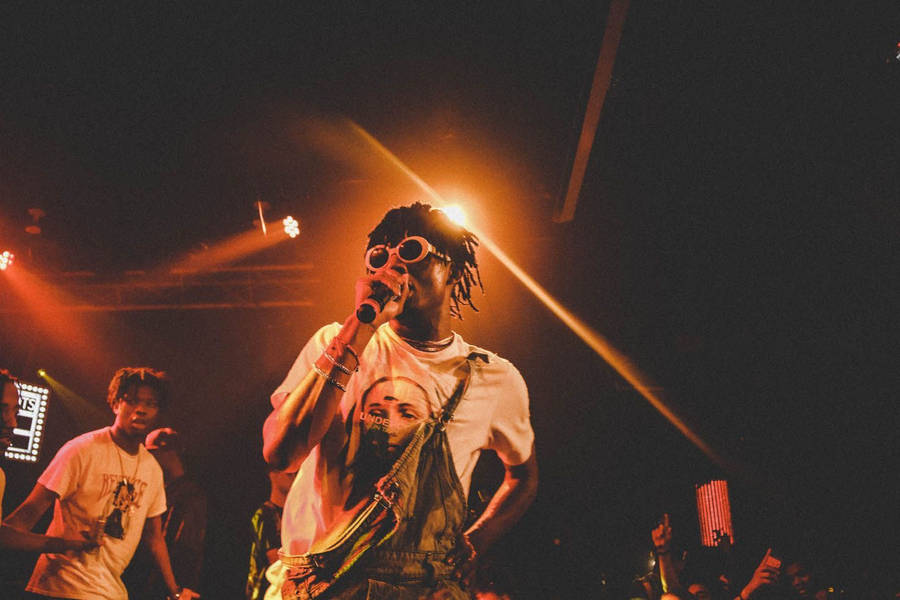 Playboi Carti Live On Stage Wallpaper