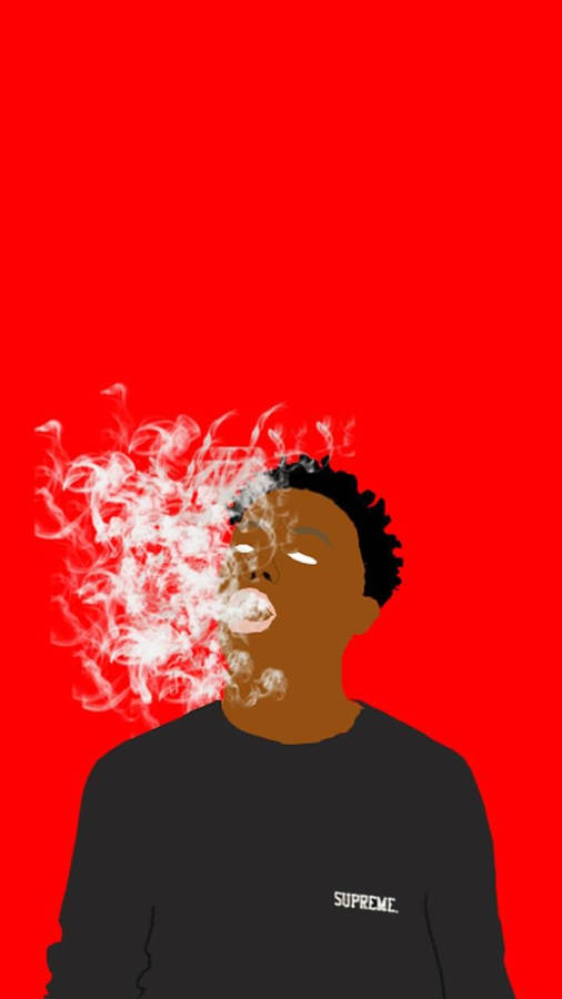 Playboi Carti Vector Art Wallpaper