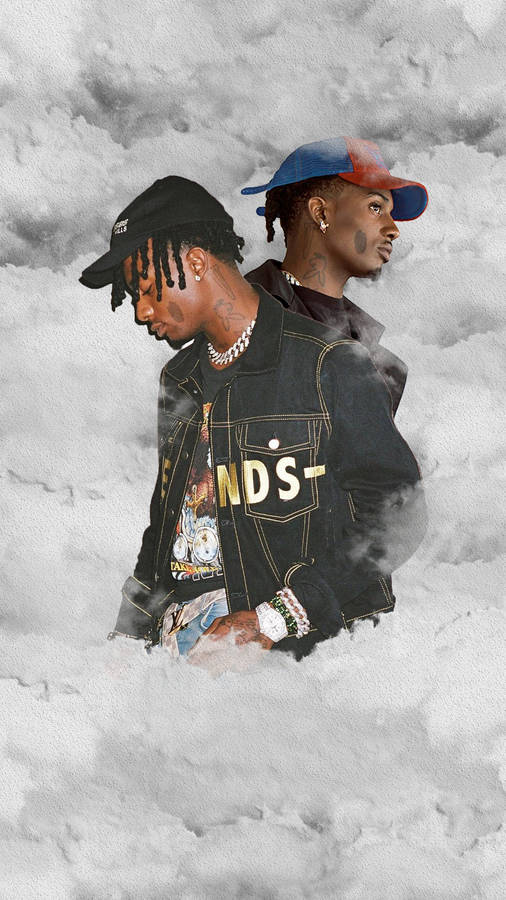 Playboi Carti Watercolor Fanart Wallpaper