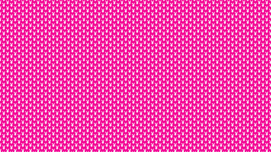 Playboy Pink Pattern Wallpaper