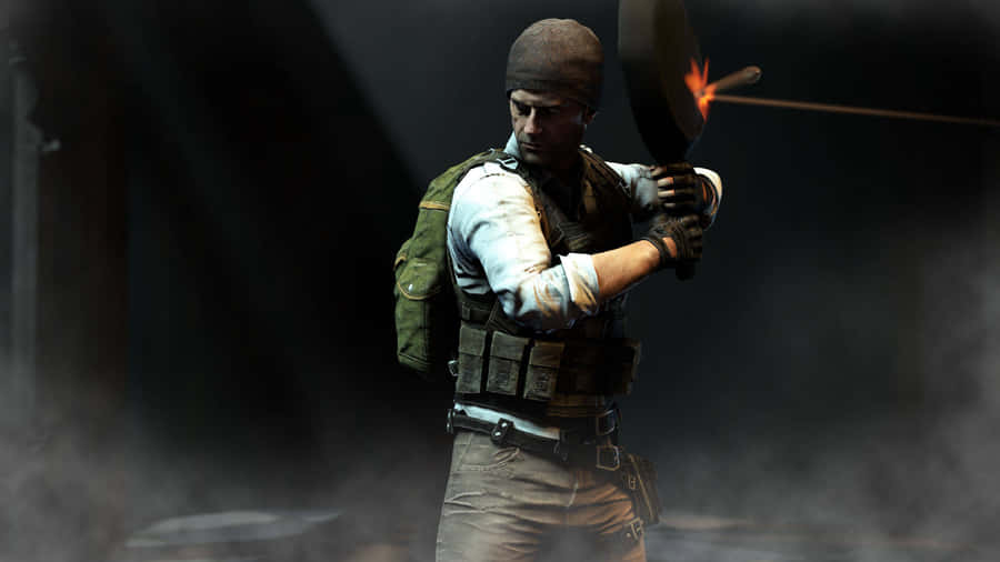 Player Unknown Battlegrounds Character Frying Pan Wallpaper