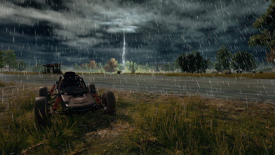 Playerunknown's Battlegrounds Battle Cart Car Wallpaper