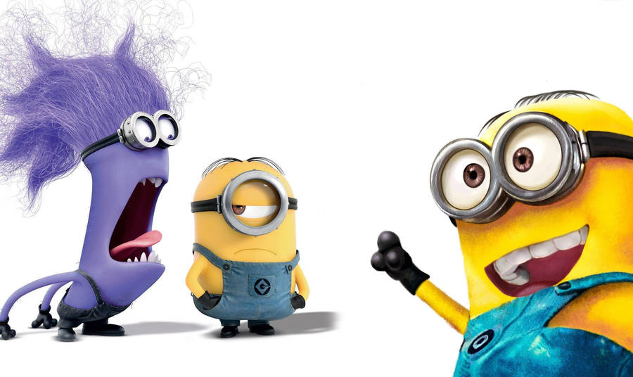 Playful Evil Minion Wallpaper