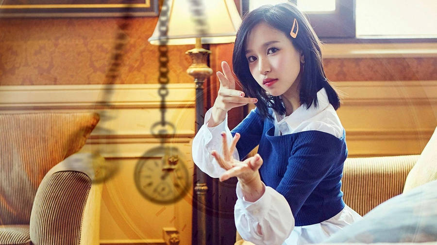 Playful Twice Member Mina Wallpaper