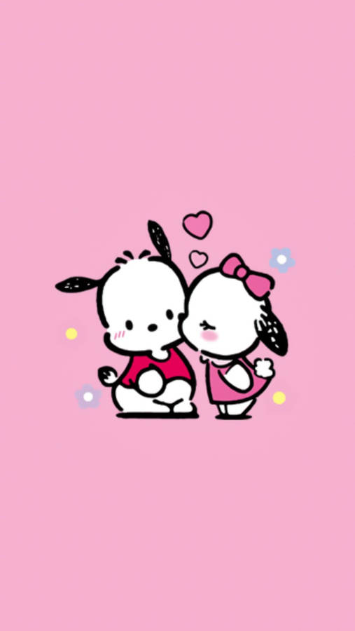 Pochacco And Pochamii Wallpaper