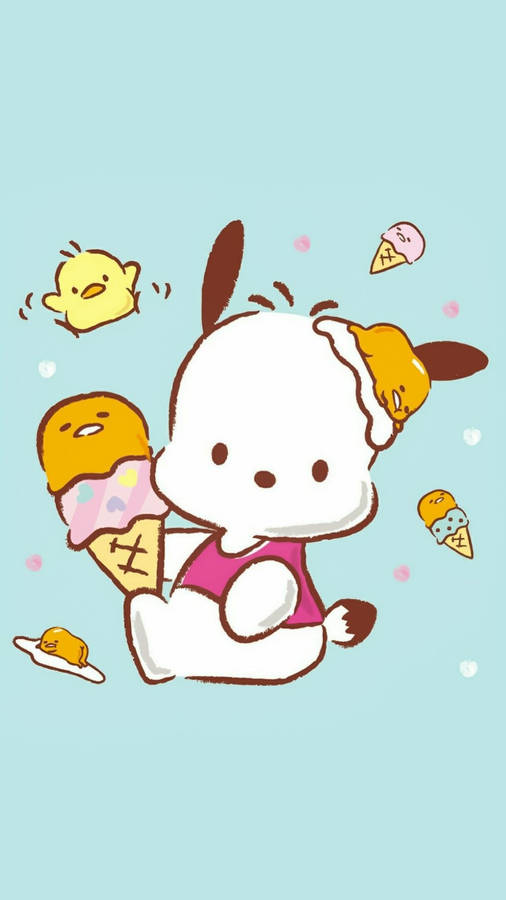 Pochacco, The Athletic Sanrio Superstar Wallpaper