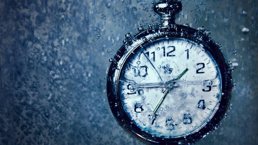 Pocket Watch Most Beautiful Rain Wallpaper