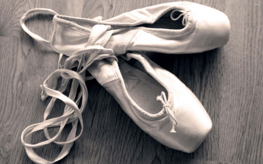 Pointe Shoes Elastic Straps Wallpaper