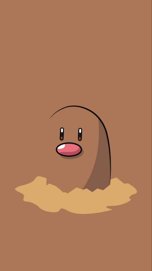 Pokémon Diglett Iphone Background Wallpaper