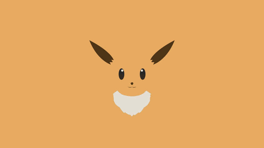 Pokémon Eevee Brown Vector Art Wallpaper
