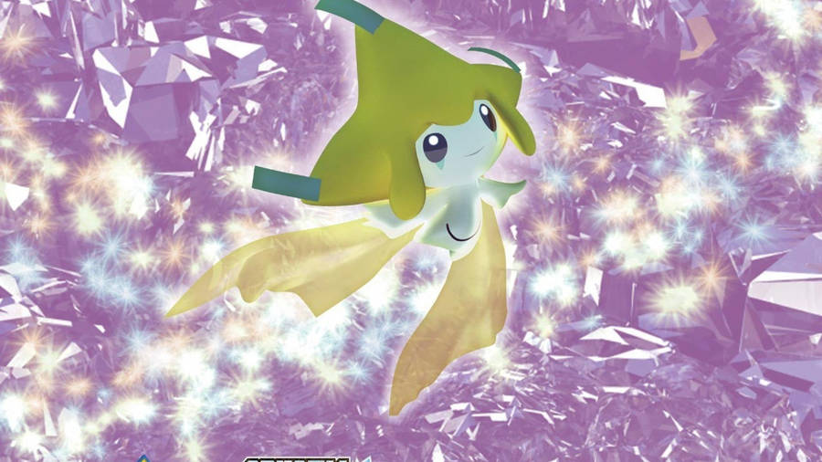 Pokémon Jirachi Purple Crystal Wallpaper