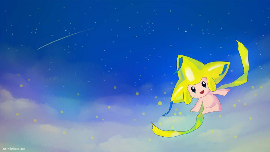 Pokémon Jirachi Shooting Star Wallpaper