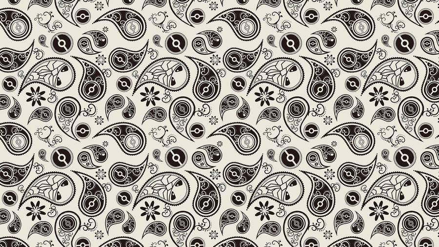 Pokemon Paisley Print Wallpaper