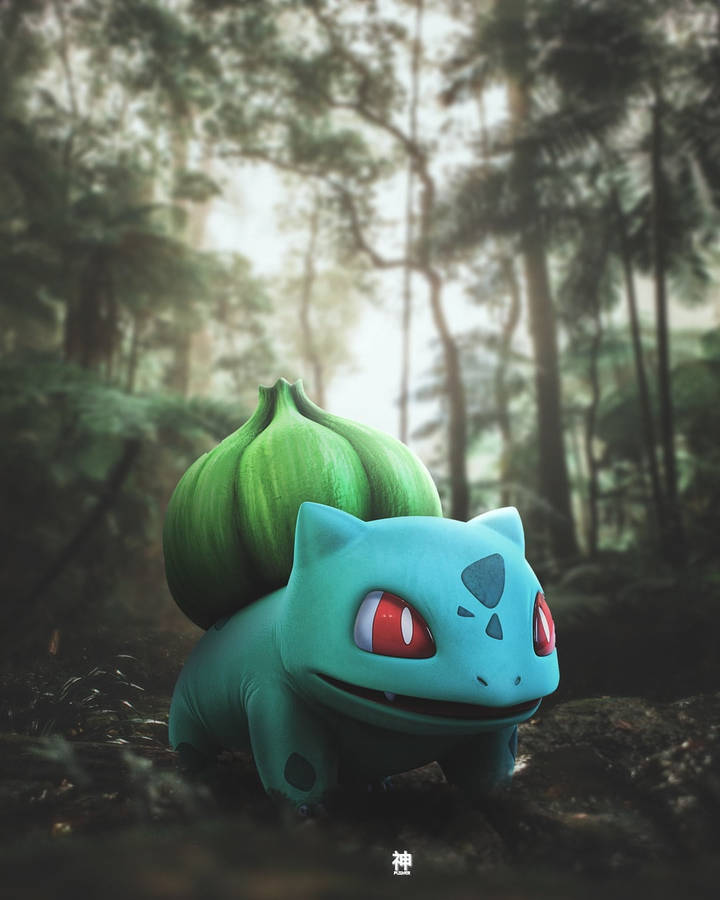 Pokemon Phone 3d Bulbasaur Wallpaper