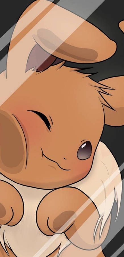 Pokemon Phone Eevee Glass Wallpaper