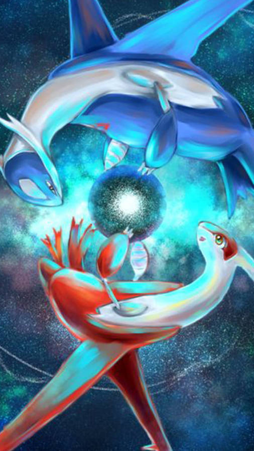 Pokemon Phone Latios Latias Wallpaper