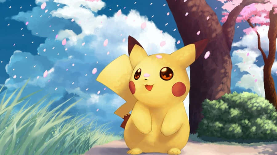 Pokemon Pikachu Cute Background Wallpaper