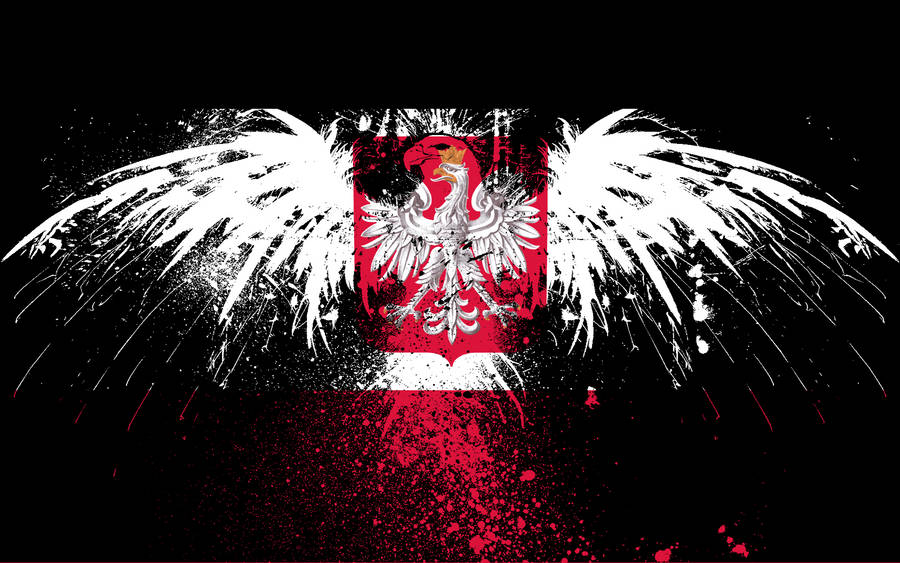 Poland National Emblem Wallpaper