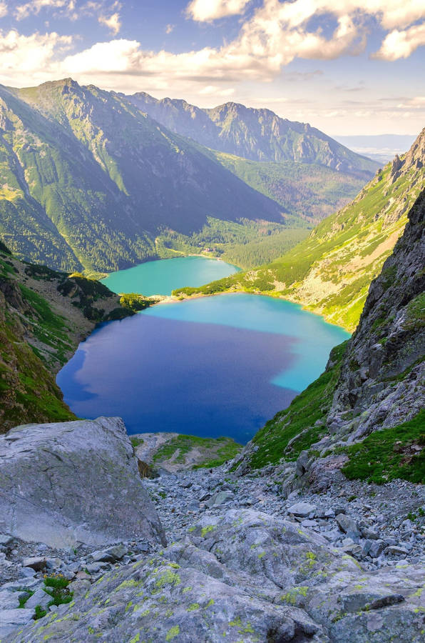 Poland's Morskie Oko's Terrific View Wallpaper