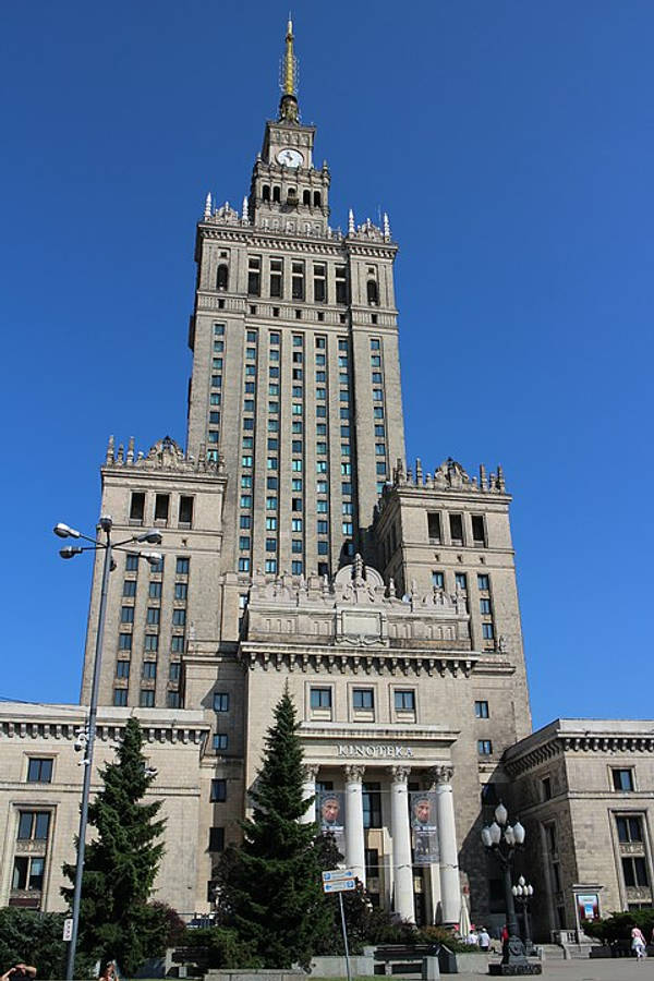 Poland's Palace Of Culture Wallpaper